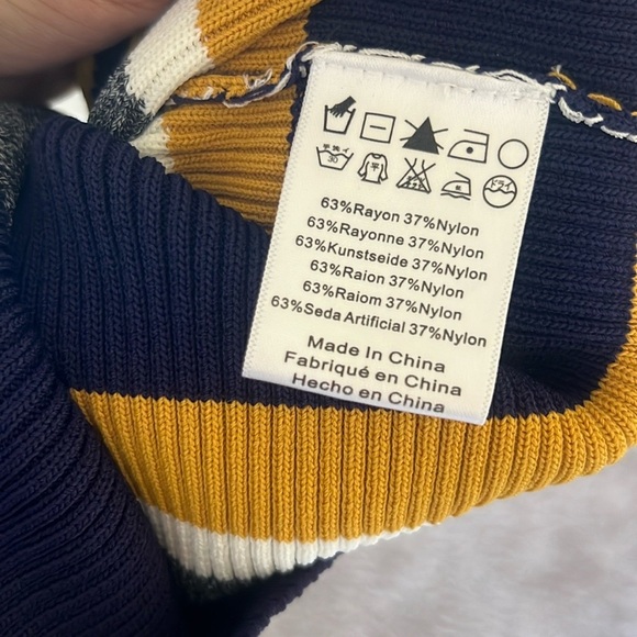 Callahan Simone Striped Midi Sweater Skirt - Picture 5 of 6